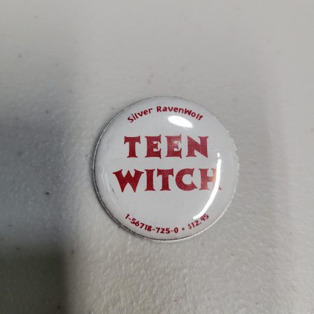 Silver Ravenwolf's Teen Witch Button - 1.25 inch